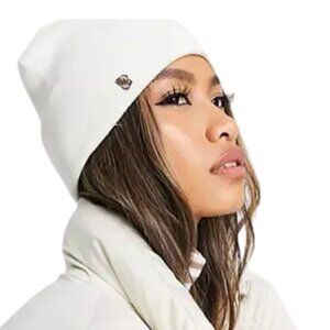 Michael Kors White Knit Beanie